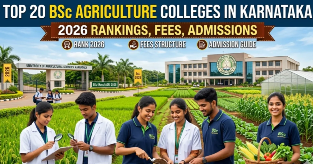 Top 20 BSc Agriculture Colleges in Karnataka: 2026 Rankings, Fees, Admissions