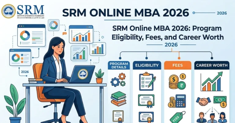 SRM Online MBA Fees
