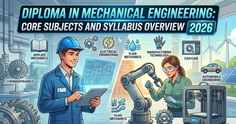 Diploma in Mechanical Engineering: Core Subjects and Syllabus Overview 2026