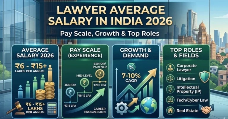 Lawyer Average Salary in India