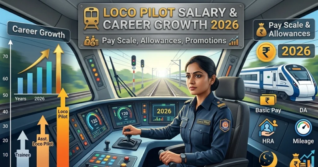 Loco Pilot Salary & Career Growth 2026: Pay Scale, Allowances, Promotions
