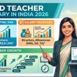 B.Ed Teacher Salary in India 2026: Starting Pay, Packages & Career Growth