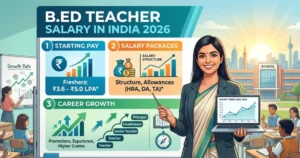 B.Ed Teacher Salary in India 2026: Starting Pay, Packages & Career Growth