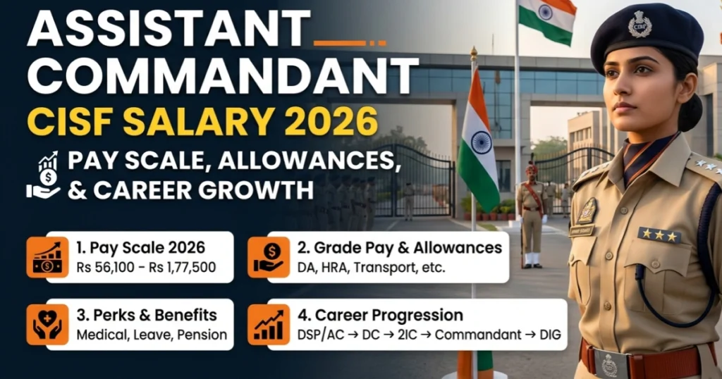 Assistant Commandant CISF Salary