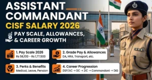 Assistant Commandant CISF Salary 2026: Pay Scale, Allowances, & Career Growth