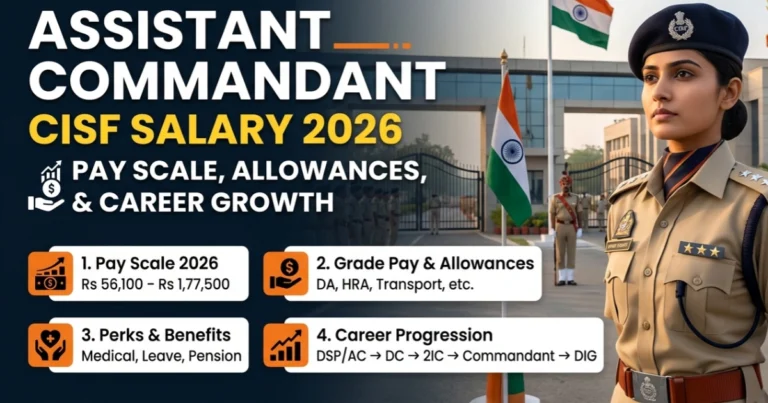 Assistant Commandant CISF Salary