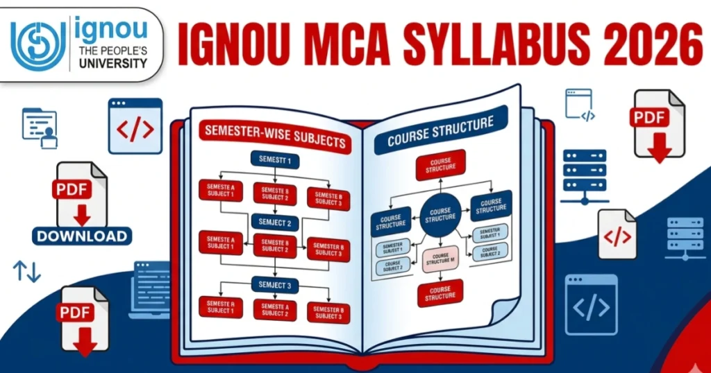 IGNOU MCA Syllabus 2026: Semester-Wise Subjects, Course Structure & PDF Download