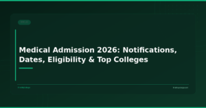 Medical Admission 2026: Notifications, Dates, Eligibility & Top Colleges