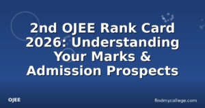 2nd OJEE Rank Card 2026: Understanding Your Marks & Admission Prospects