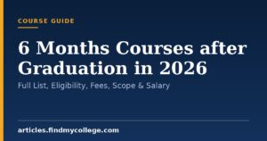 6 Months Courses after Graduation in 2026: Full List, Eligibility, Fees, Scope & Salary
