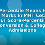 86 Percentile Means How Many Marks In MHT Cet: MHT CET Score-Percentile Conversion & College Admissions