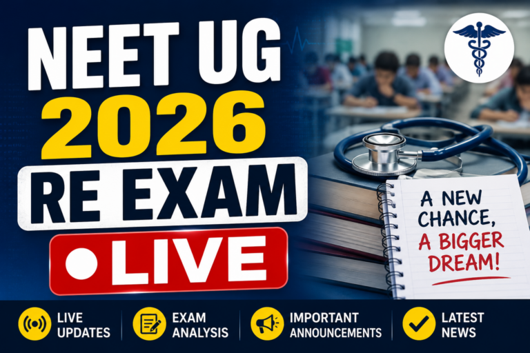 NEET UG 2026 Re Exam Live