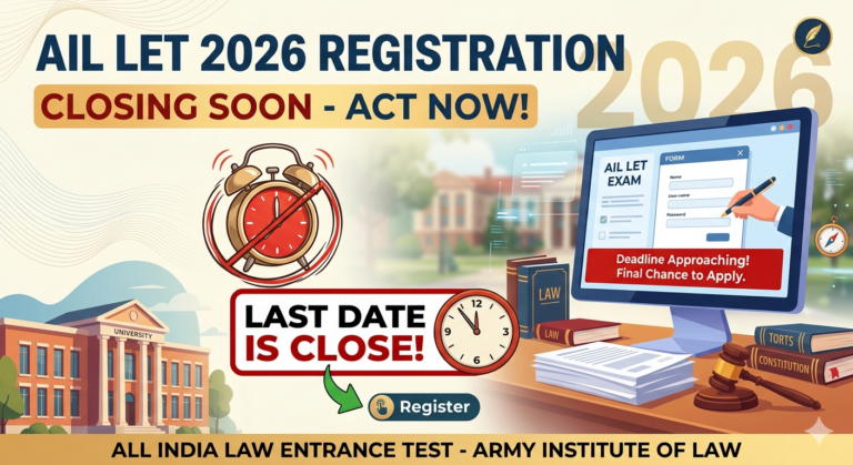 AIL LET 2026 Registration to Close Soon
