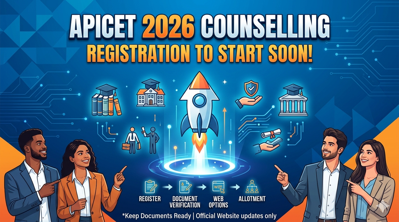 APICET 2026 Counselling Registration to Start Soon