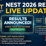 NEST 2026 Result Live Updates