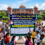 RGPV BTech Time Table 2026 Released