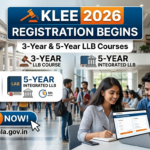 KLEE 2026 Registration Begins for 3-Year and 5-Year LLB Courses; Apply Online Before June 15