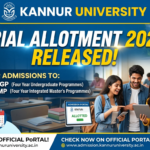 Kannur University Trial Allotment 2026 Released for FYUGP and FYIMP Admissions; Students Can Now Review Seat Status