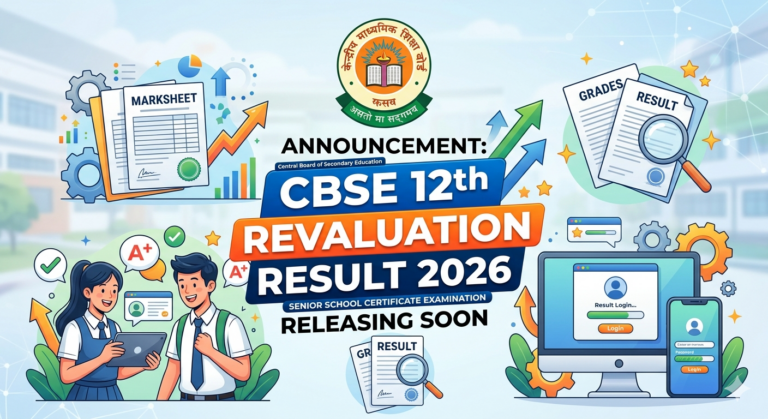 CBSE 12th Revaluation Result 2026 Releasing Soon-