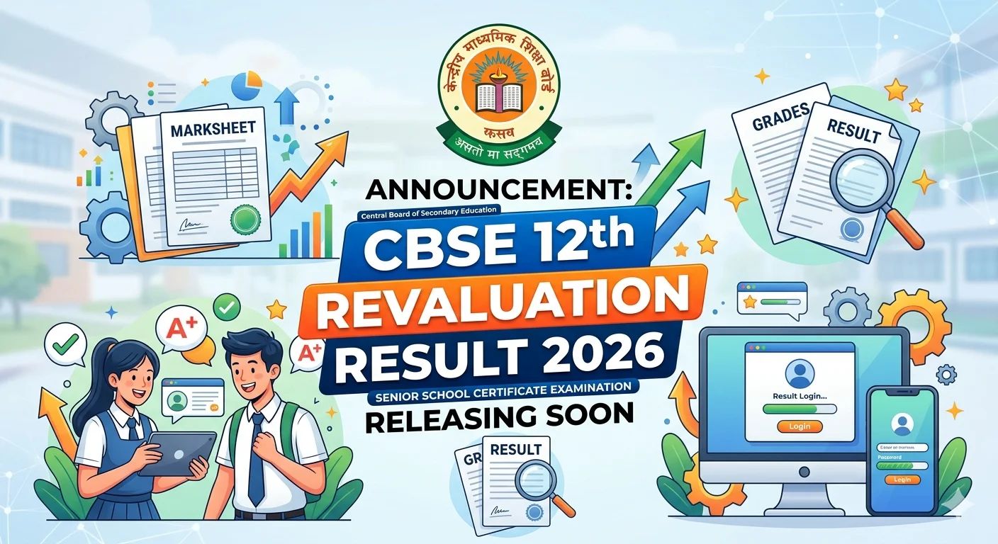 CBSE 12th Revaluation Result 2026 Releasing Soon-