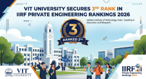 VIT University Secures 3rd Rank in IIRF Private Engineering Rankings 2026