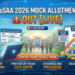JoSAA 2026 Mock Allotment OUT [LIVE]: Choice Filling Last Date, Counselling Schedule and Key Updates for JEE Aspirants