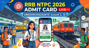RRB NTPC 2026 Admit Card (Undergraduate) Live