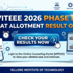 VITEEE 2026 Phase IV Seat Allotment Result Out