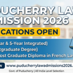 Puducherry Law Admission 2026: Applications Open for LLB, LLM and PGDFL Courses