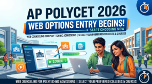 AP POLYCET 2026 Web Options Entry Begins; Candidates Can Select Choices Till July 3
