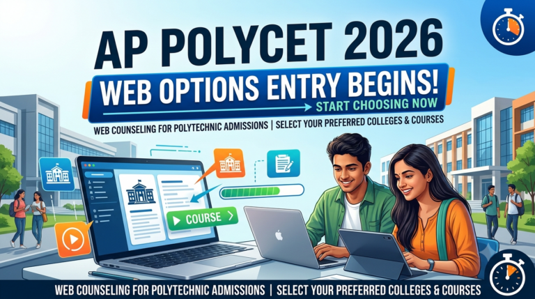 AP POLYCET 2026 Web Options Entry Begins