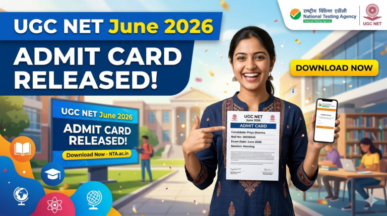 UGC NET June 2026 Admit Card Released