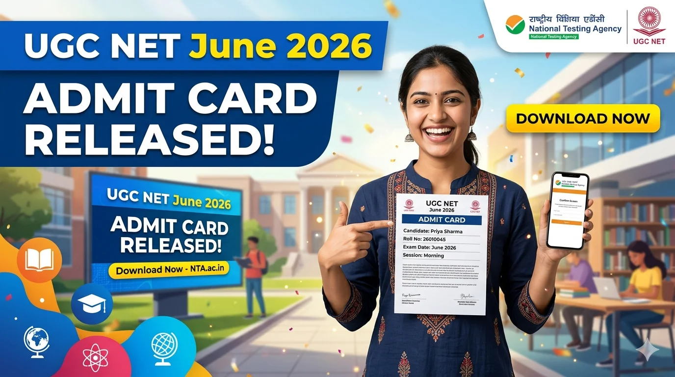 UGC NET June 2026 Admit Card Released