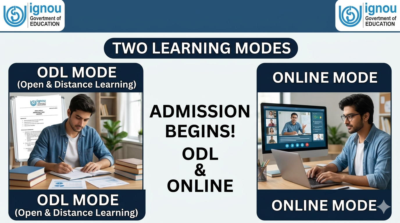 IGNOU MCom Admission 2026 Begins for July Session in ODL & Online Mode