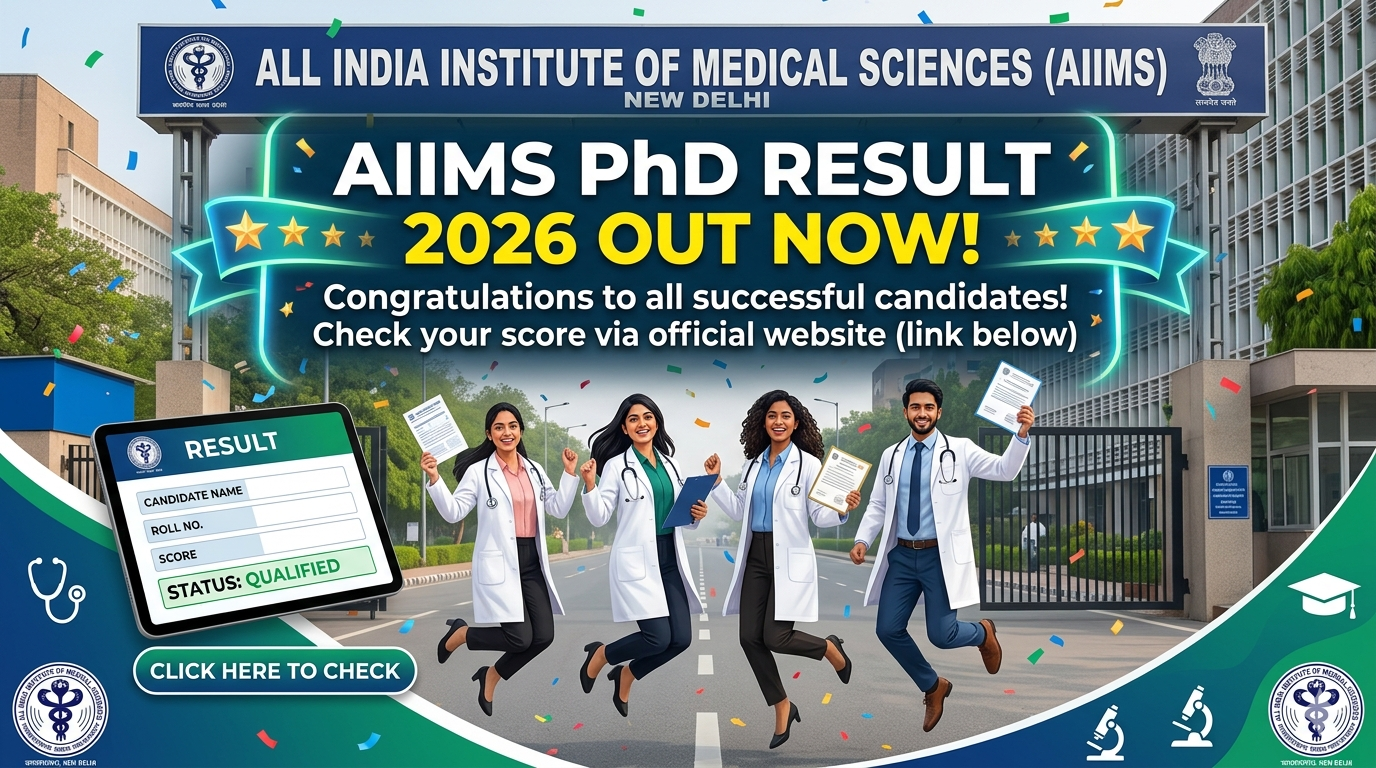 AIIMS PhD Result 2026 Out