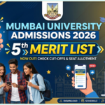 Mumbai University Fifth Merit List 2026 OUT: Download PDFs at muugadmission.samarth.edu