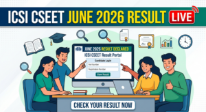 ICSI CSEET June 2026 Result LIVE