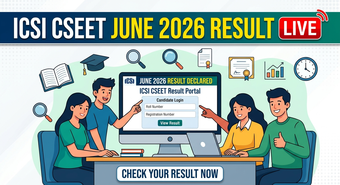 ICSI CSEET June 2026 Result LIVE