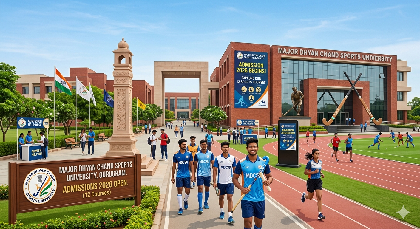 Major Dhyan Chand Sports University Admission 2026 Begins for 12 Courses