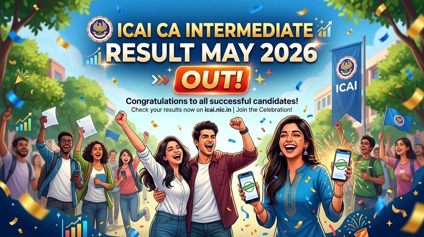 ICAI CA Intermediate Result May 2026 OUT