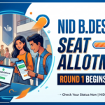 NID B.Des 2026 Seat Allotment Round 1 Begins Today at admissions.nid.edu; Candidates Await First Admission Offers