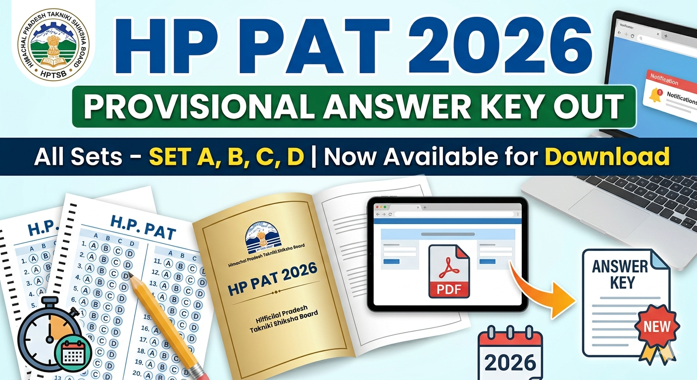 HP PAT 2026 Provisional Answer Key Out for All Sets;