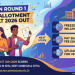 CCMN Round 1 Seat Allotment Result 2026 Out; Download Round 1 Allocation PDF at CCMN Portal