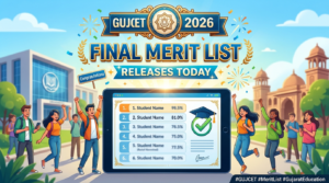 GUJCET 2026 Final Merit List Releases Today