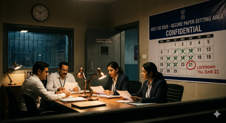 NEET UG 2026 Re-Exam: Paper Setters in Lockdown Till June 21