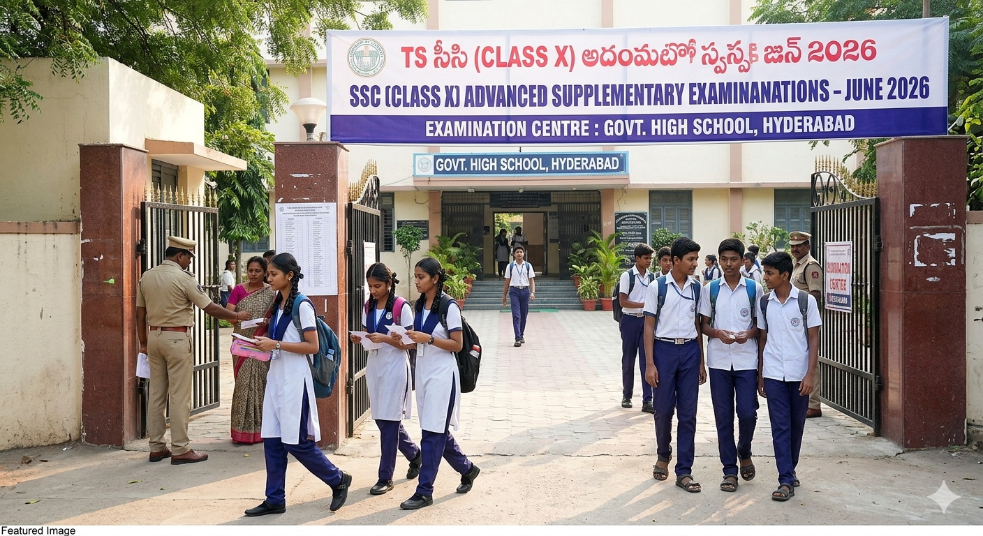 TS SSC Supplementary Exam 2026 Begins Today