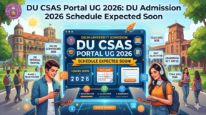 DU CSAS Portal UG 2026: DU Admission 2026 Schedule Expected Soon