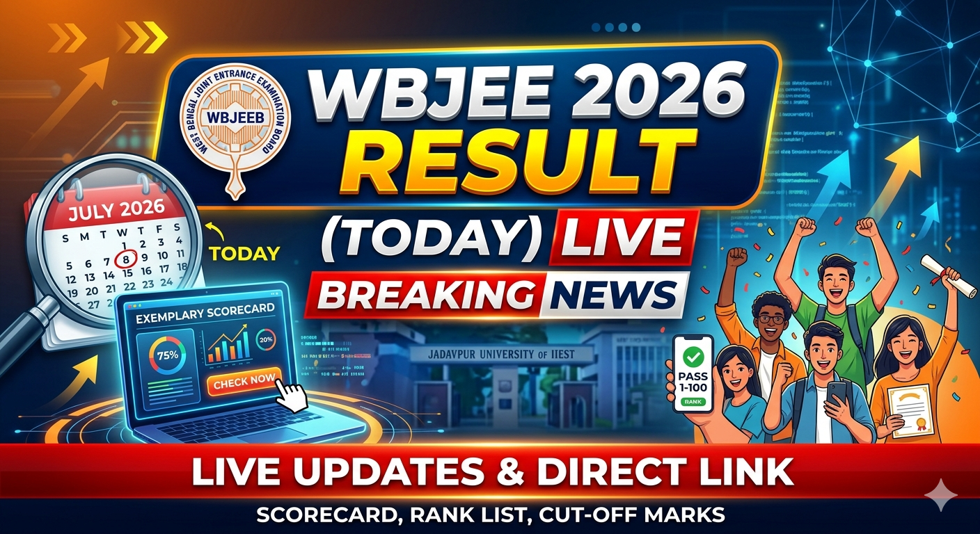 WBJEE 2026 Result (TODAY) LIVE