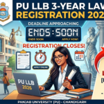 PU LLB 3-Year Law Registration 2026 Ends; What’s Next for Students?