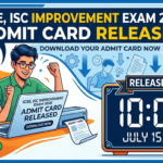 ICSE, ISC Improvement Exam Admit Card 2026 Released; Check Details Here